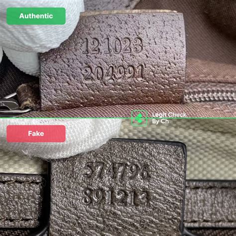 real gucci vs fake serial number|check gucci serial number.